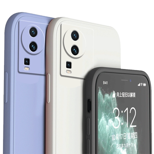 适用iqooneo7手机壳iQOO Neo7SE液态硅胶保护套爱酷neo7竞速版直边镜头全包防摔vivo磨砂潮牌男女款简约外壳