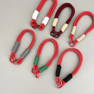 尼龙手机挂绳短款户外便携腕带细绳多功能挂件固定卡片防丢失垫片高级感小吊绳儿童水杯女款包包出行手提短链