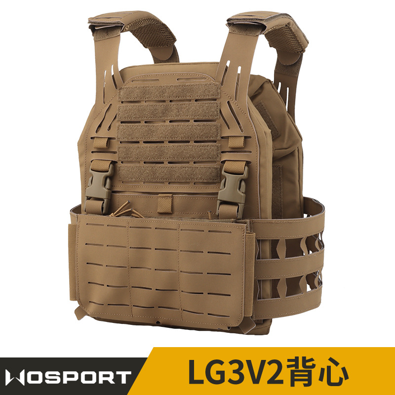 WOSPORT LG3V2 6094战术户外防护挂载背心 加厚肩垫激光MOLLE
