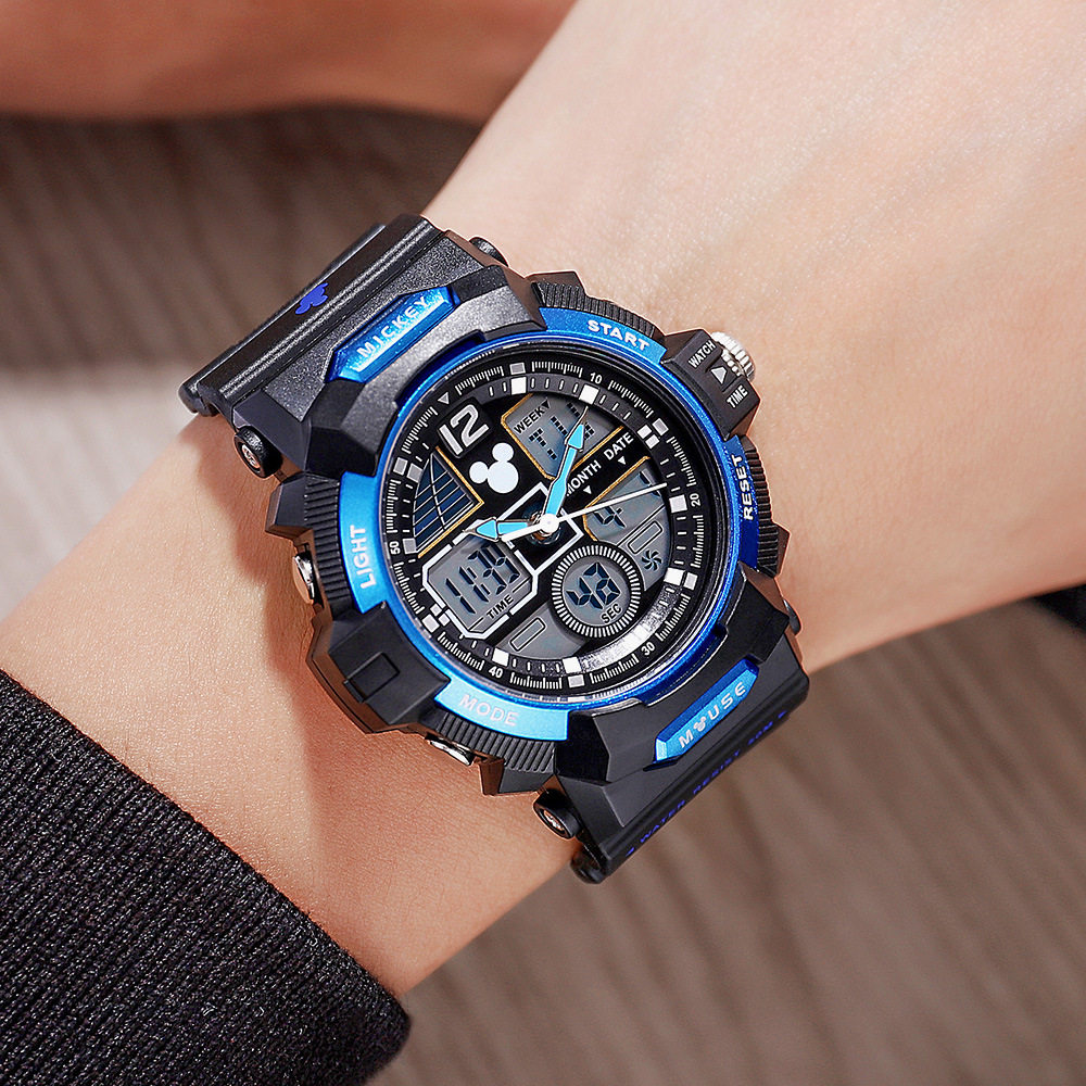 迪士尼儿童手表男孩 防水夜光运动电子表男学生 迪斯尼米奇259