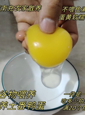 四川农户散养正宗谷物土番鸭蛋新鲜白壳雁鸭蛋现捡现发满20包邮