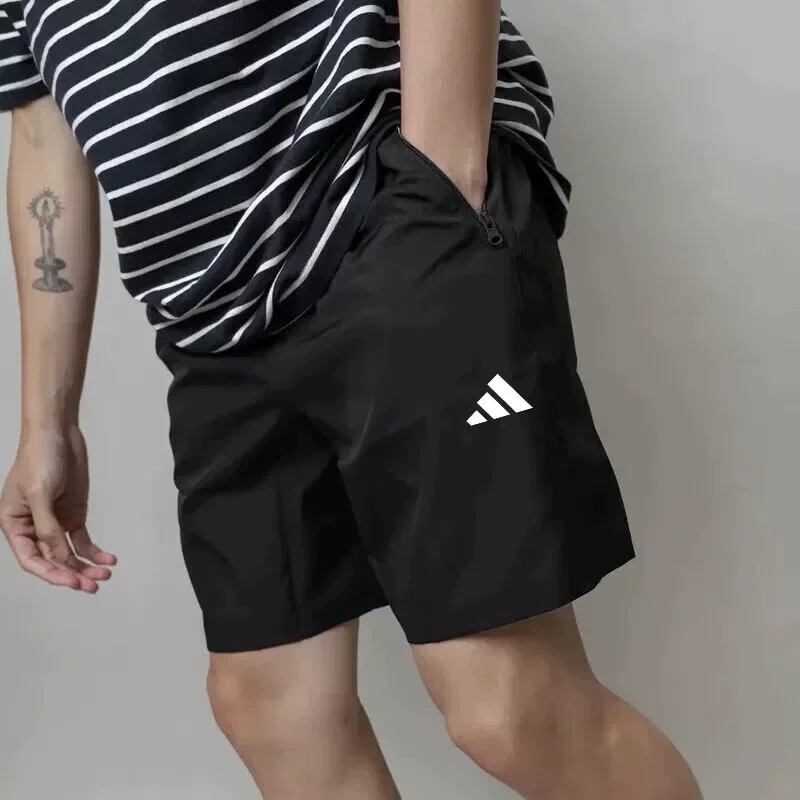 Adidas阿迪达斯运动梭织短裤2026年夏季男子宽松透气五分裤JY8578