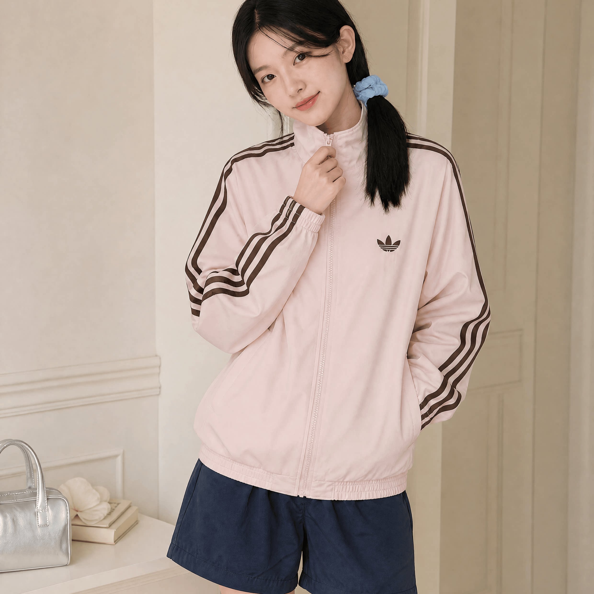 adidas三叶草正品足球风夹克