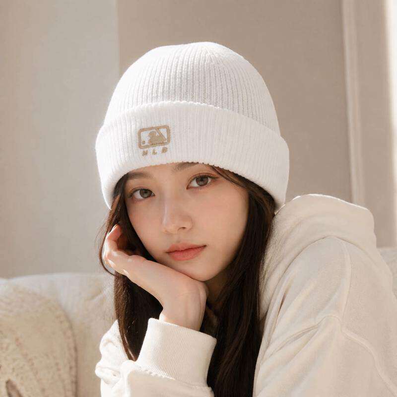 MLB冬季男女同款保暖针织帽