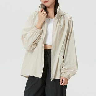 薄款 2026春季 连帽宽松防风夹克KH2659 外套女款 Adidas阿迪达斯正品