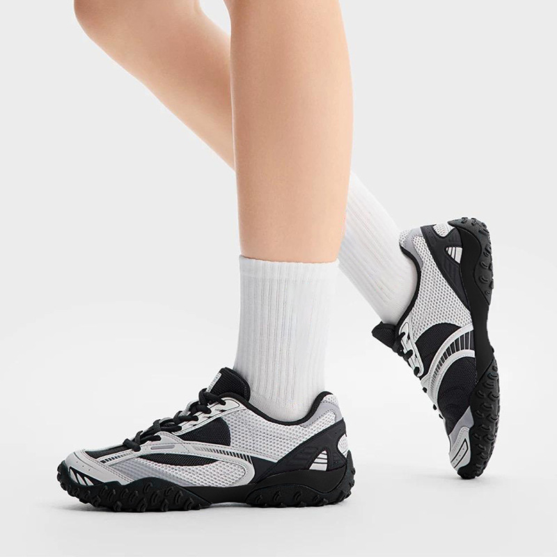 银色芭蕾风德训老爹鞋女夏款