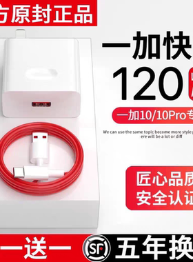 120W超级闪充头适用一加充电器10Pro手机1+9pro快充ace6/7/8t/9正品oneplus充电80Warp快充typec数据线原装