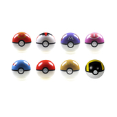 精灵球玩具口袋妖怪神奇宝贝储钱大师球宠物储物罐宝可梦玩具10cm