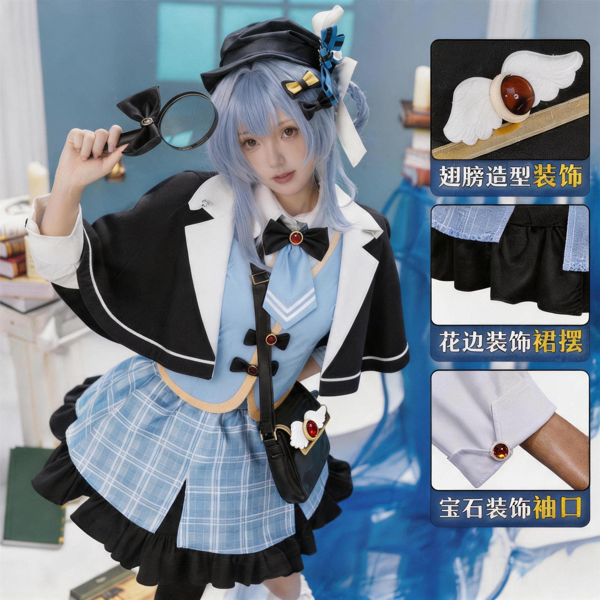 【现货】橘雪莉梨cos服魔法少女的审判魔裁游戏cos二次元角色扮演图片