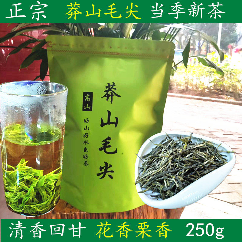 湖南特产莽山绿茶耐泡久香绿茶云雾明前毛尖茶一芯一叶散称茶250g