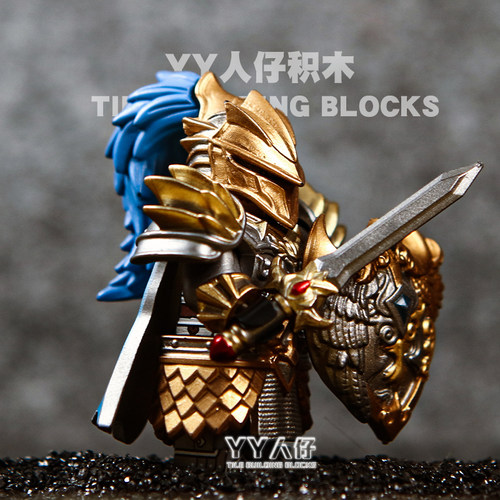 新品圆桌骑士爵士凯积木第三方拼人仔亚瑟王中世纪铠甲兰斯洛特男