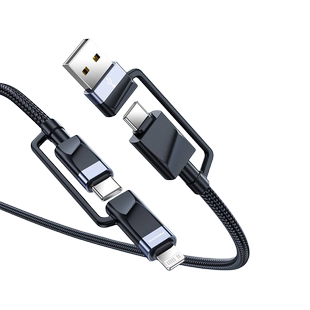 品胜数据线PD60W多功能Typec转接器转换头快充type-c万能充电线车载适用华为小米苹果15pro手机16plus手机17P