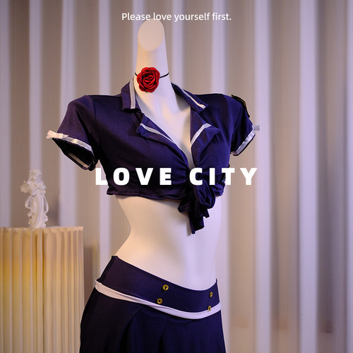LOVECITY「火辣警官」性感秘书女警官cos制服套装空姐睡裙