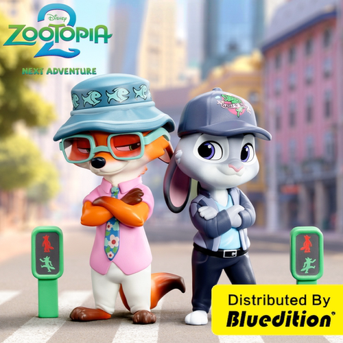 泡泡玛特迪士尼疯狂动物城2手办