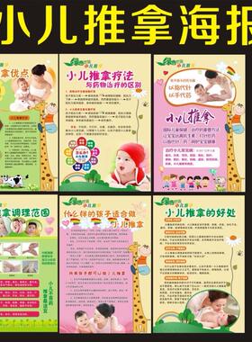 小儿推拿穴位图疗法挂图优点宣传画调理范围图解手法歌的好处海报