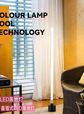 充电LED灯管彩色舞蹈室拍照摄影抖音补光氛围直播无线落地灯管