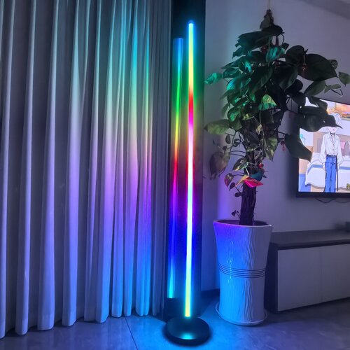 LED七彩充电RGB遥控落地灯管