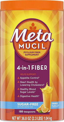 Metamucil Fiber Supplement, 180 Servings, 4-in-1 Psy