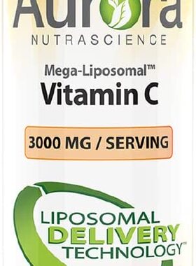 Aurora Nutrascience, Mega- Liposomal Vitamin C, 3,00