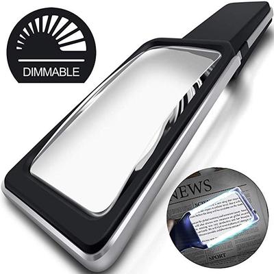 MagniPros 3X(300%) Magnifying Glass with [10 Anti-Glare & Di