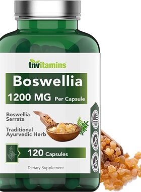 美国代购Boswellia Serrata Herbal Extract Capsules | 1200 MG/