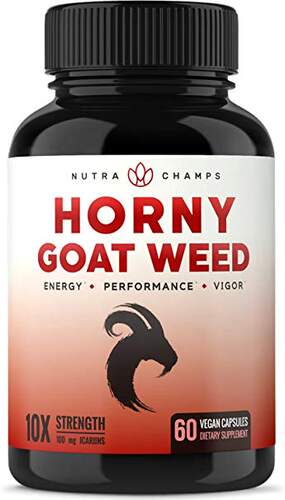 Premium Horny Goat Weed Extract [10X Strength Icariins] with