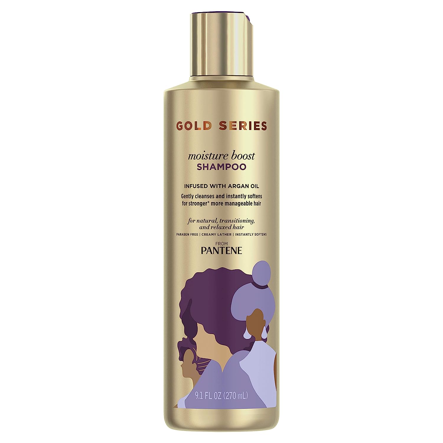 Pantene Pro-V Gold Series Moisture Boost Shampoo, 9.1 fl oz