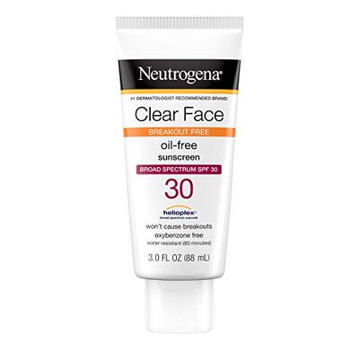 Neutrogena Clear Face Liquid Lotion Sunscreen for Acne-Prone