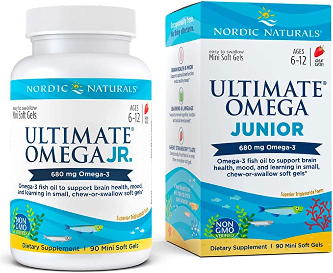 美国代购Nordic Naturals Ultimate Omega Jr, Strawberry - 90