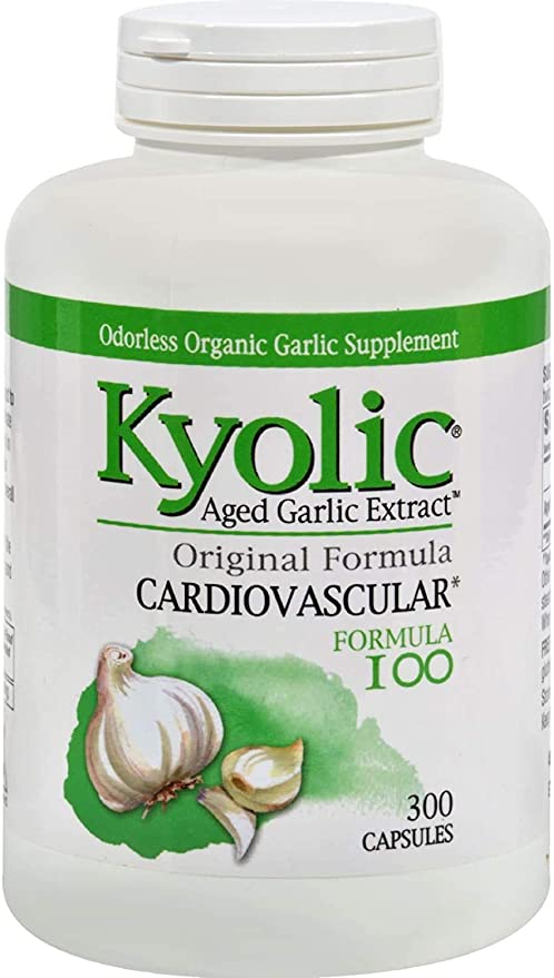 美国代购Kyolic Garlic Formula 100 Original Cardiovascular Fo
