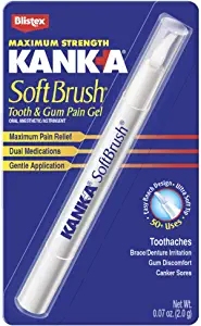 美国代购Kank-A Soft Brush Tooth/Mouth Pain Gel, Professional