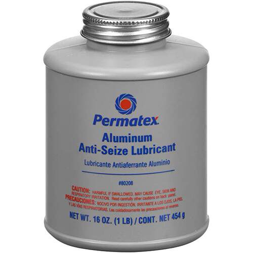 Permatex 80208 Anti-Seize Lubricant with Brush Top Bottle, 1