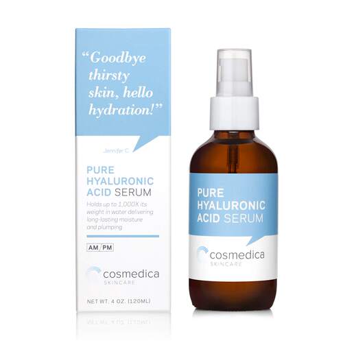 美国代购Cosmedica Hyaluronic Acid Serum for Skin – 4 Fl. Oz
