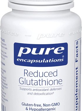 美国代购Pure Encapsulations Reduced Glutathione | Hypoallerg