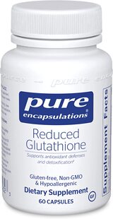 美国代购Pure Encapsulations Reduced Glutathione | Hypoallerg