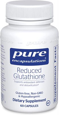 美国代购Pure Encapsulations Reduced Glutathione | Hypoallerg