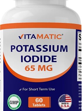 美国代购Vitamatic Potassium Iodide 65 mg per Serving - 60 Ta