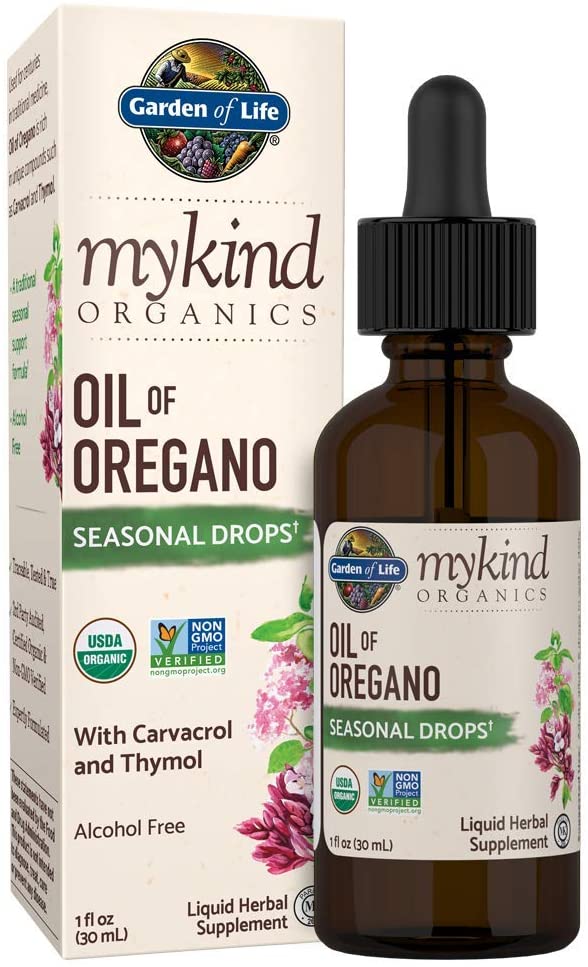美国代购Garden of Life mykind Organics Oil of Oregano Season