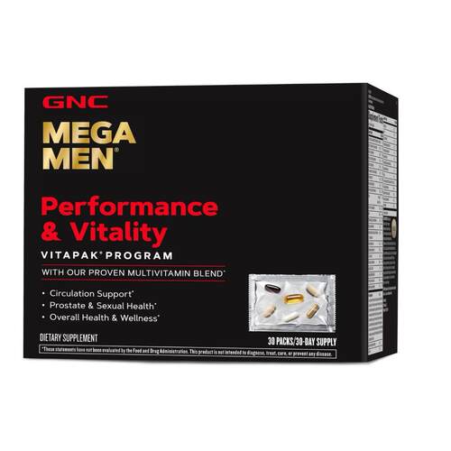 GNC Mega Men Performance & Vitality Vitapak | Overall Health