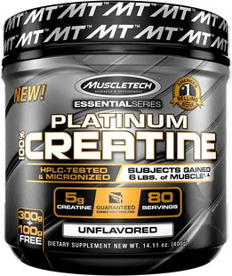 美国代购Creatine Monohydrate Powder | MuscleTech Platinum Cr