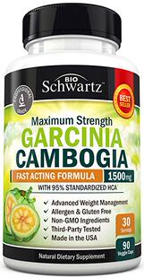 HCA Pure Fast Cambogia Chromium. 95% with Garcinia Extract