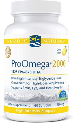 Nordic Naturals ProOmega 2000, Lemon Flavor - 2150 m