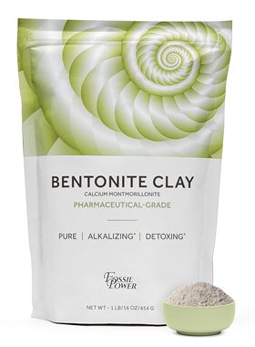 美国代购FOSSIL POWER Calcium [Bentonite Clay Food Grade Powd