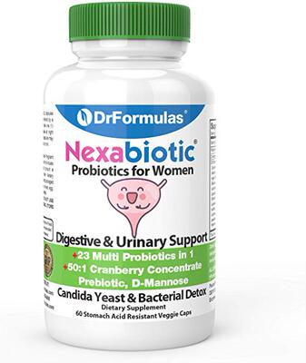 DrFormulas Probiotics for Women with Cranberry Pills, Fiber