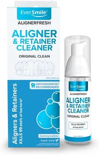 WhiteFoam Clear Retainer Cleaner - Works On Invisalign, Dent