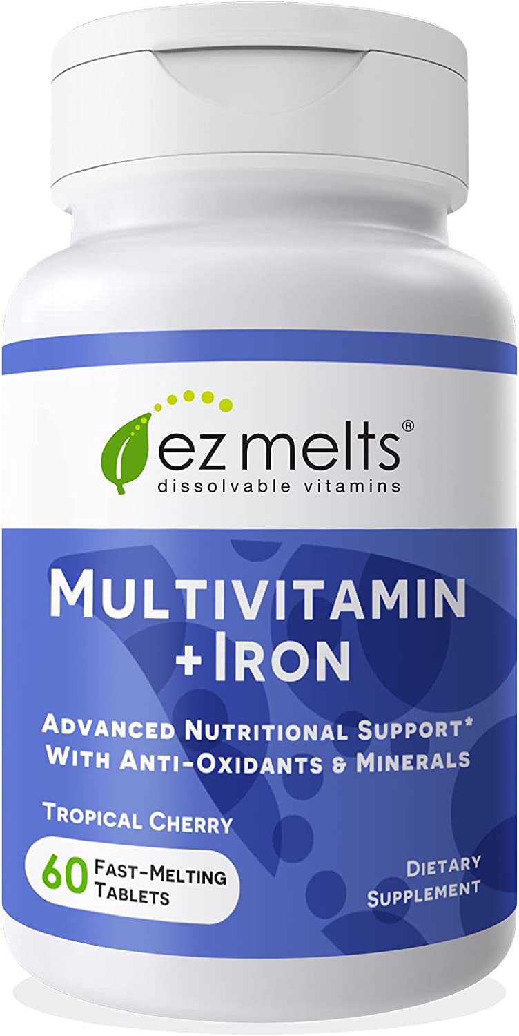 美国代购EZ Melts Dissolvable Multivitamin with Iron for Wome