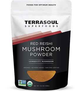 美国代购Terrasoul Superfoods Organic Reishi Mushroom