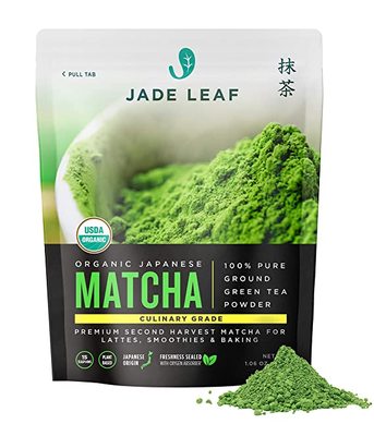 美国代购Jade Leaf Matcha Green Tea Powder - USDA Organic, Au