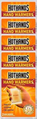 HotHands Hand Warmers, 10 count (5 pack with 2 warmers per p
