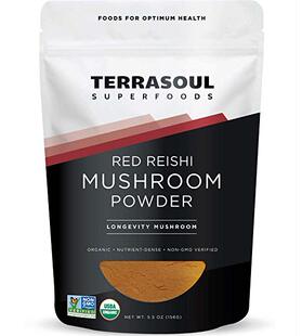 美国代购Terrasoul Superfoods Organic Reishi Mushroom